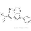 2-siyano-3- (1-fenilindol-3-il) akrilat CAS 56396-35-1